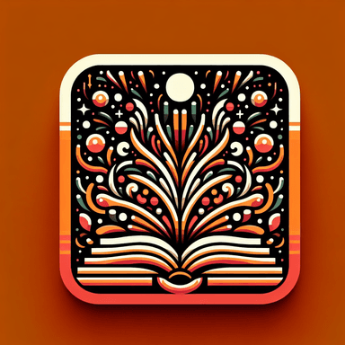 An icon of fast shining open book