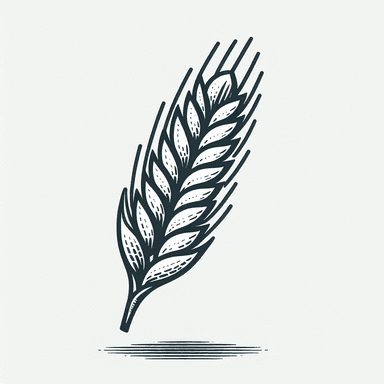 An icon of a ripe ear of barley