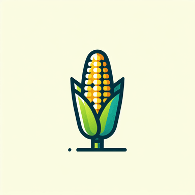 An icon of ripe ear of corn