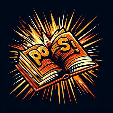 An icon of fast shining open book