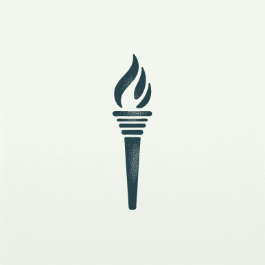 An icon of torch