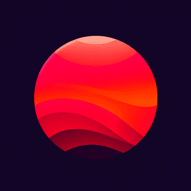 An icon of red filled circle