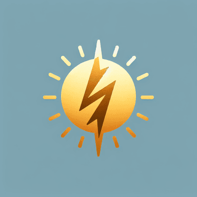 An icon of lightning