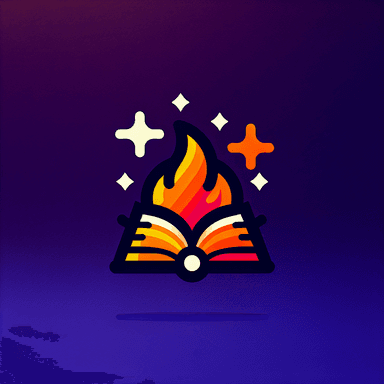 An icon of fast shining open book