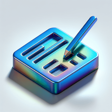 An icon of doing math on a napkin to figure out a tip