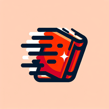 An icon of fast shining book 