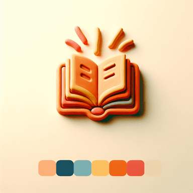 An icon of fast shining open book