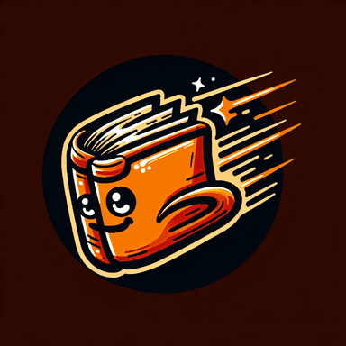 An icon of fast shining open book