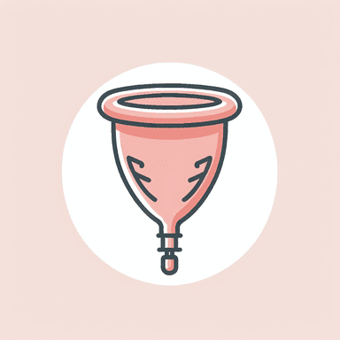 An icon of Menstrual cup applicator