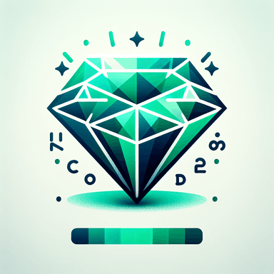 An icon of diamond gem