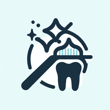 An icon of brush teeth